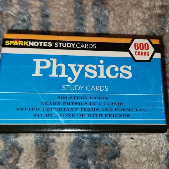 PHYSICS SPARKNOTES STUDY CARDS 600 Flash cards - Picture 5 of 8